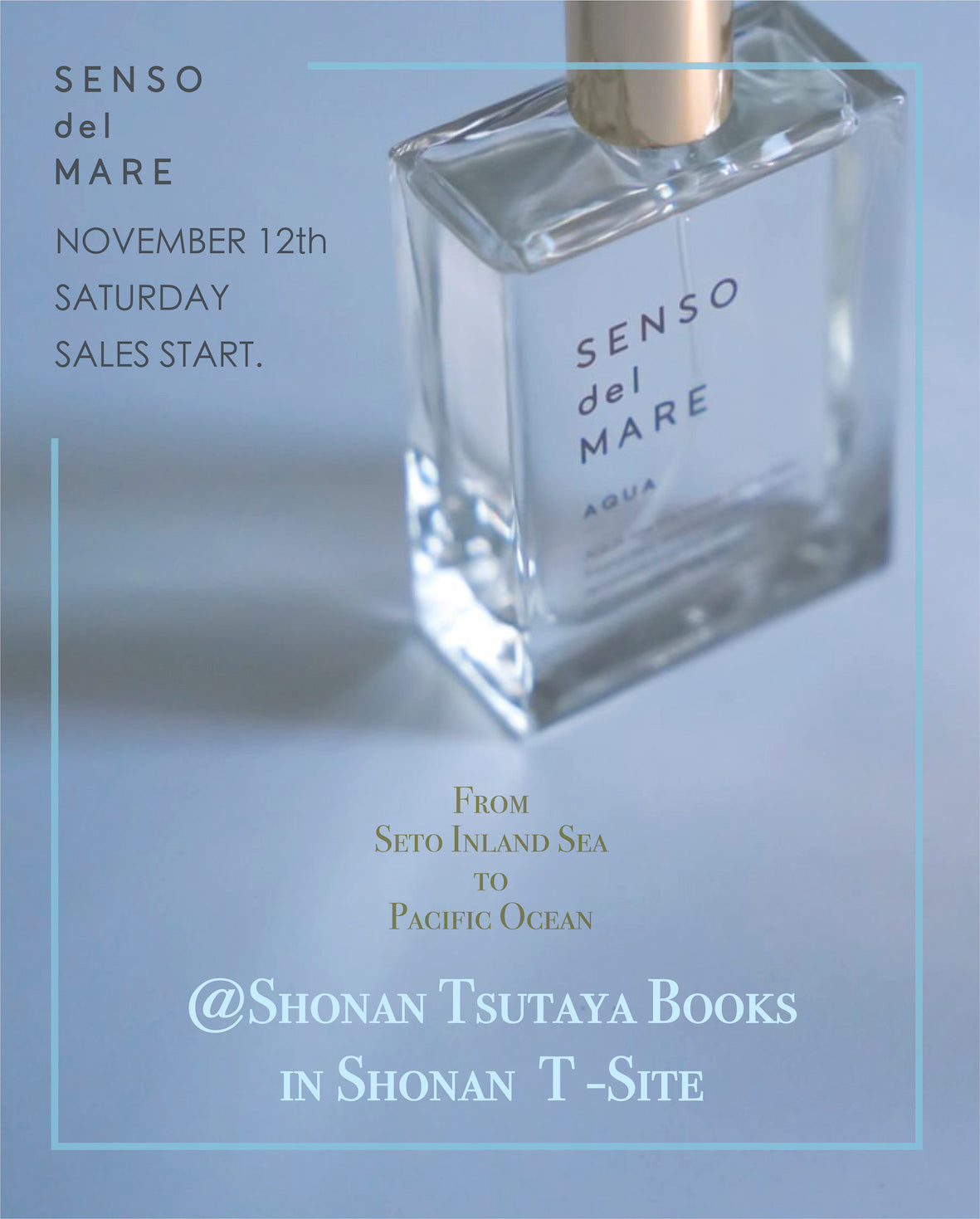 SHONAN T -SITE sales start on November 12th.