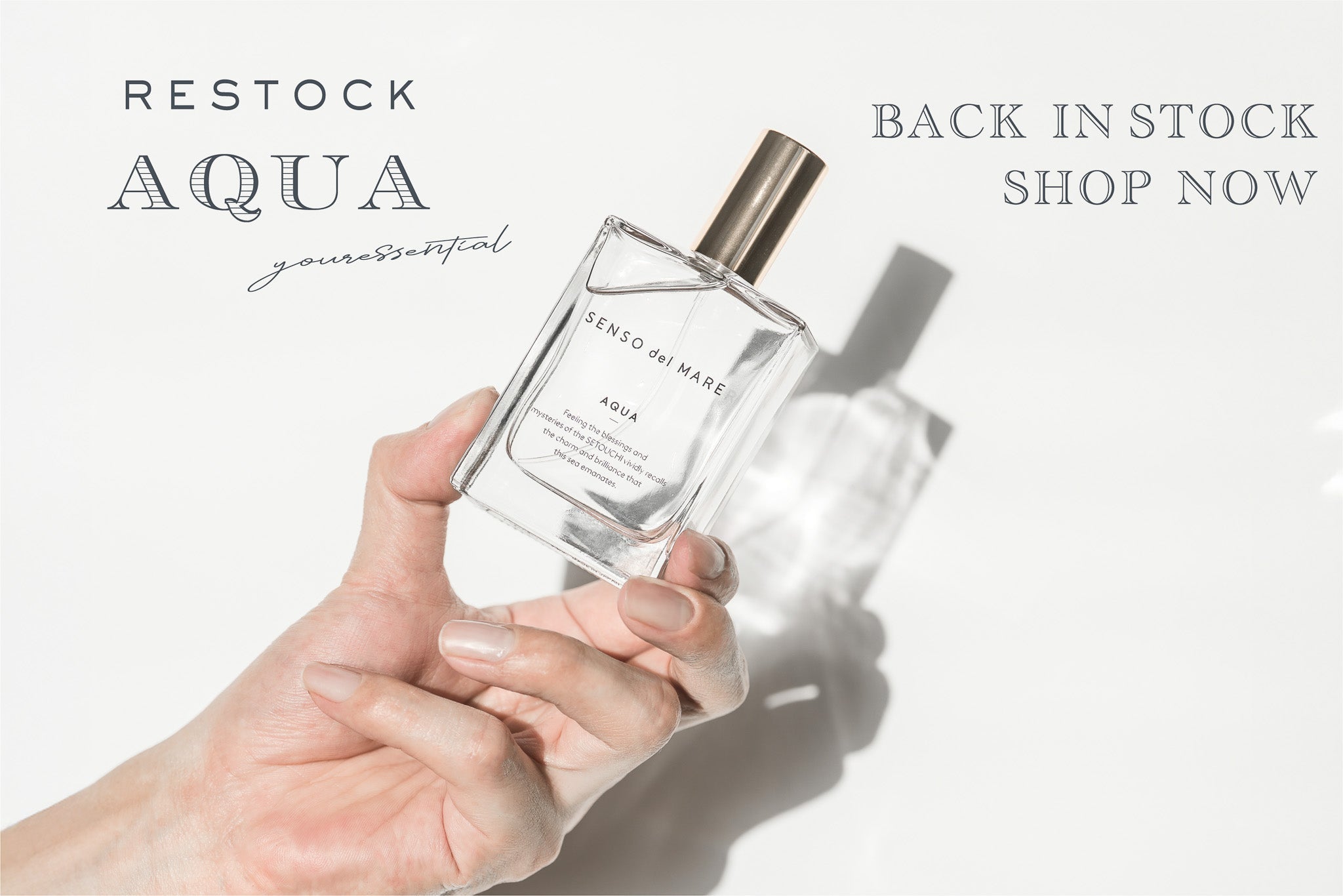 AQUA BACK IN STOCK !