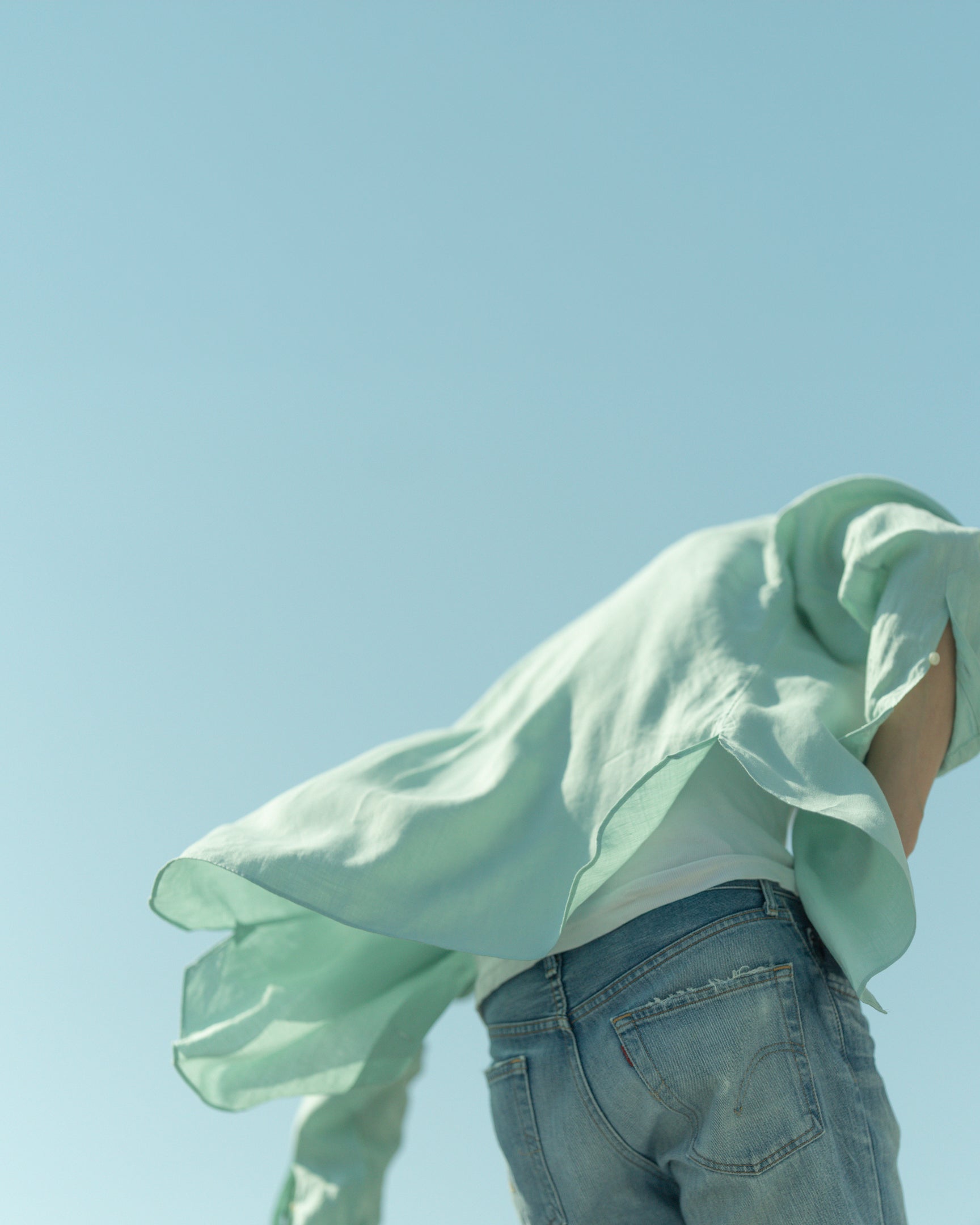 SAND OF A BEACH LINEN BOYFRIEND SHIRT