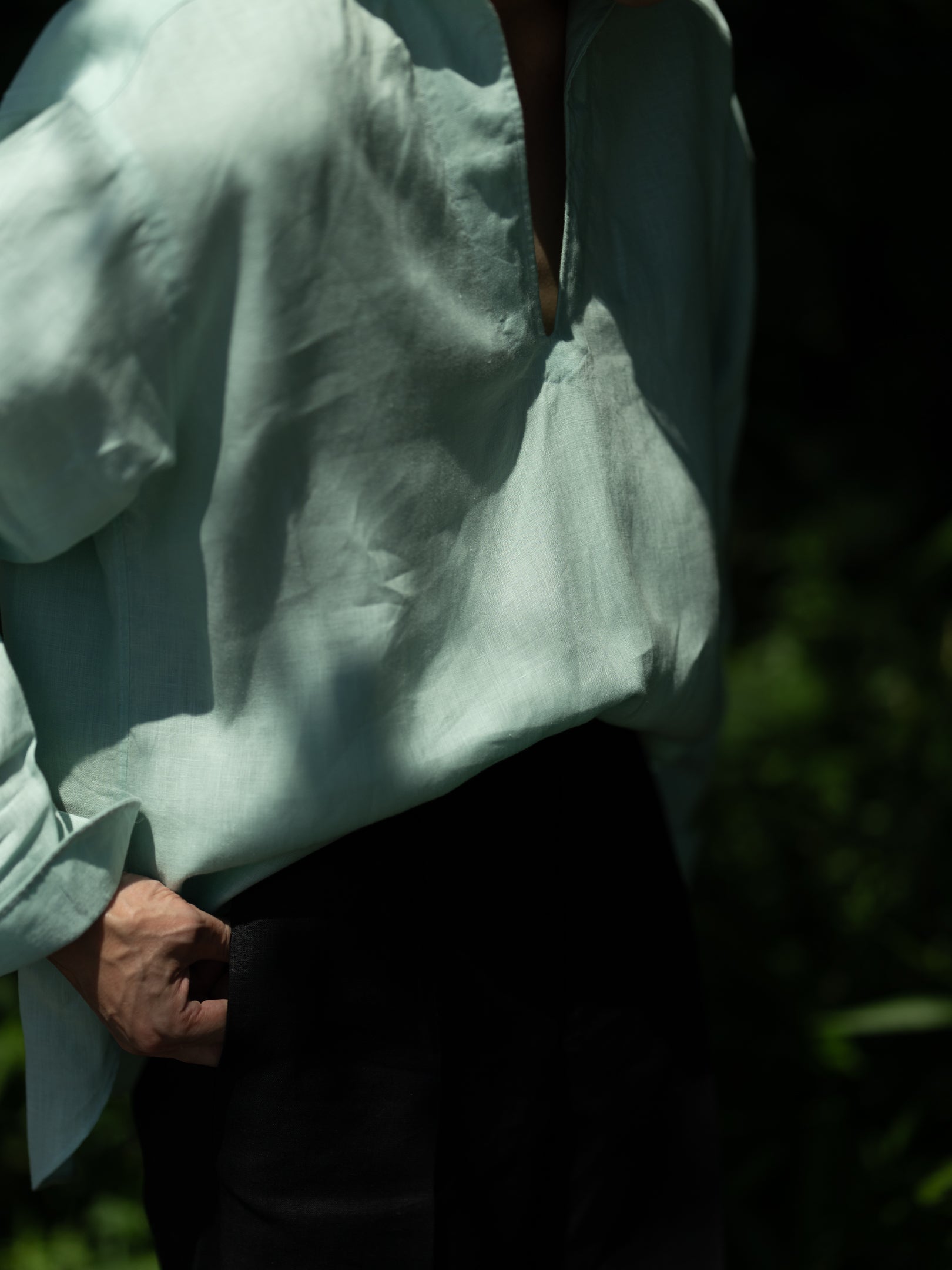 BREEZE LINEN PULLOVER SHIRT