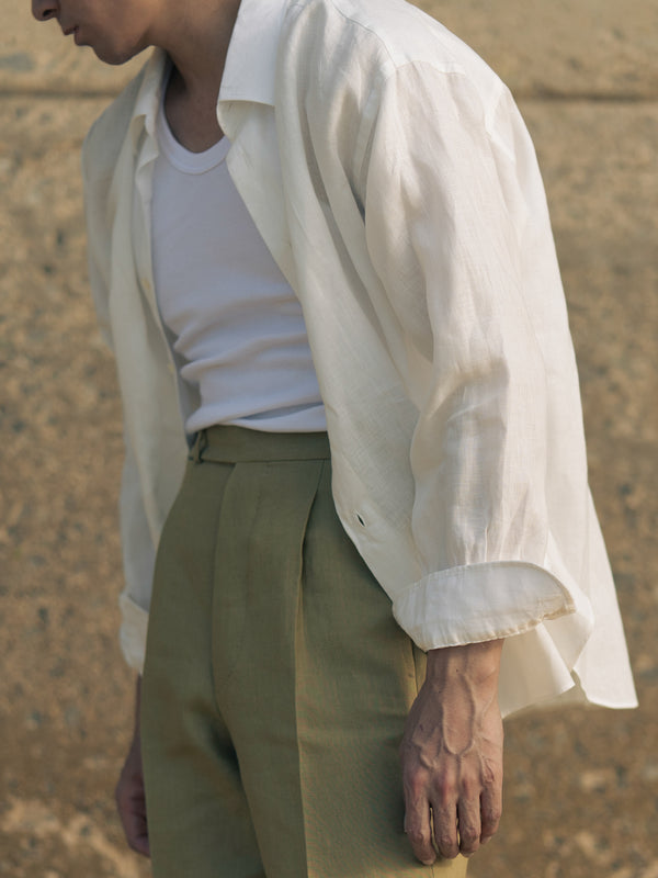 SAND OF A BEACH LINEN BOYFRIEND SHIRT